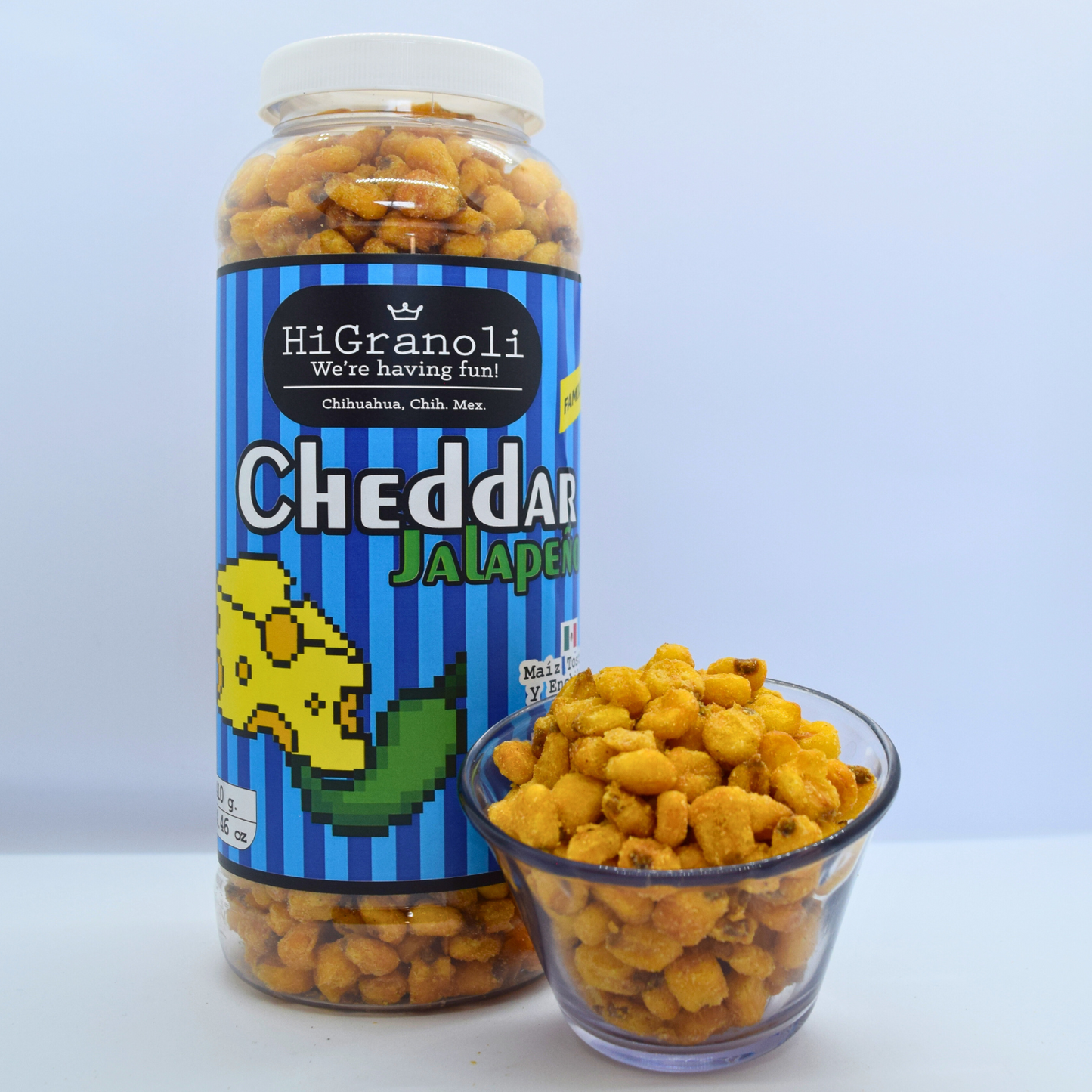 Maizitos Cheddar Jalapeño - Paquete 3 botes