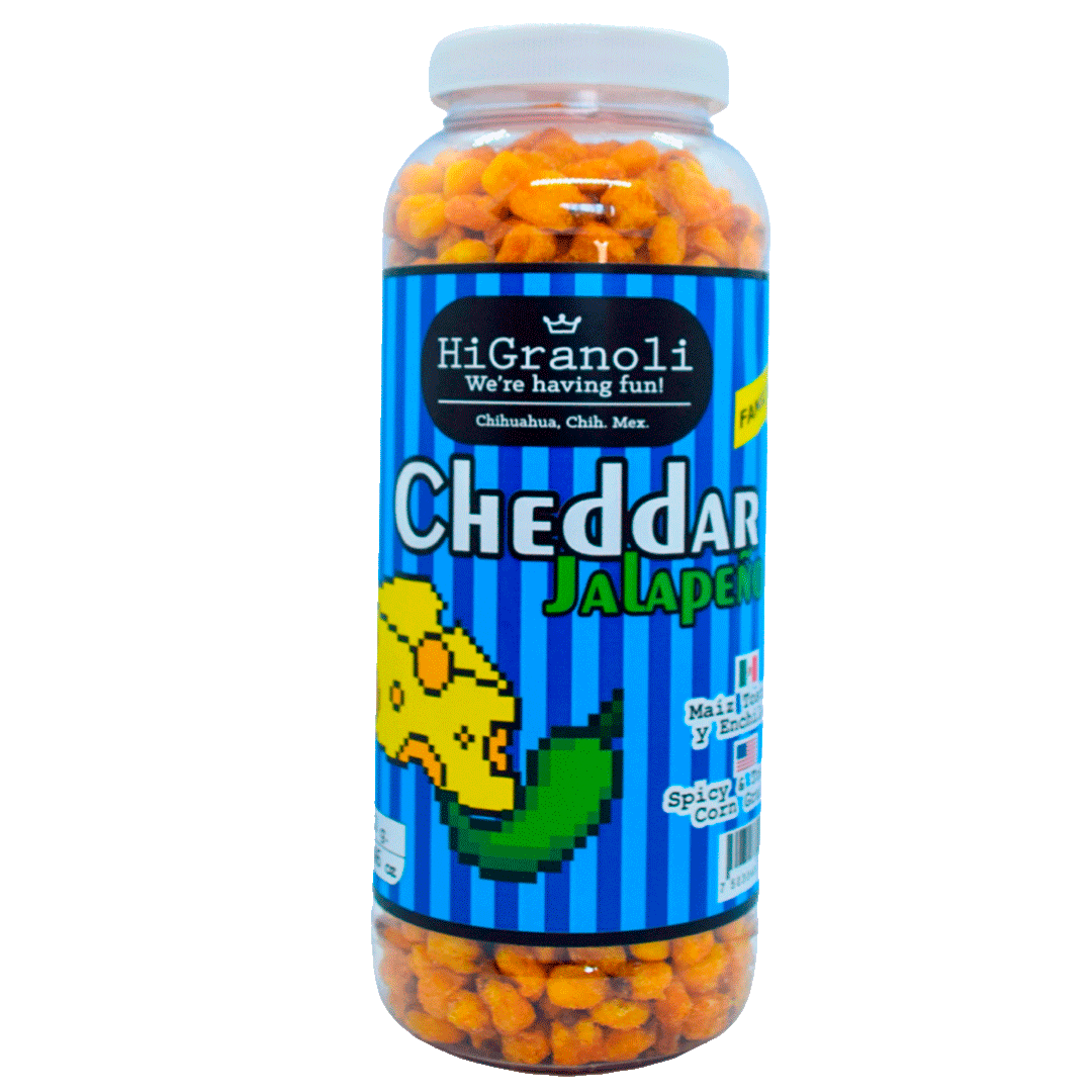 Maizitos Cheddar Jalapeño - Paquete 3 botes