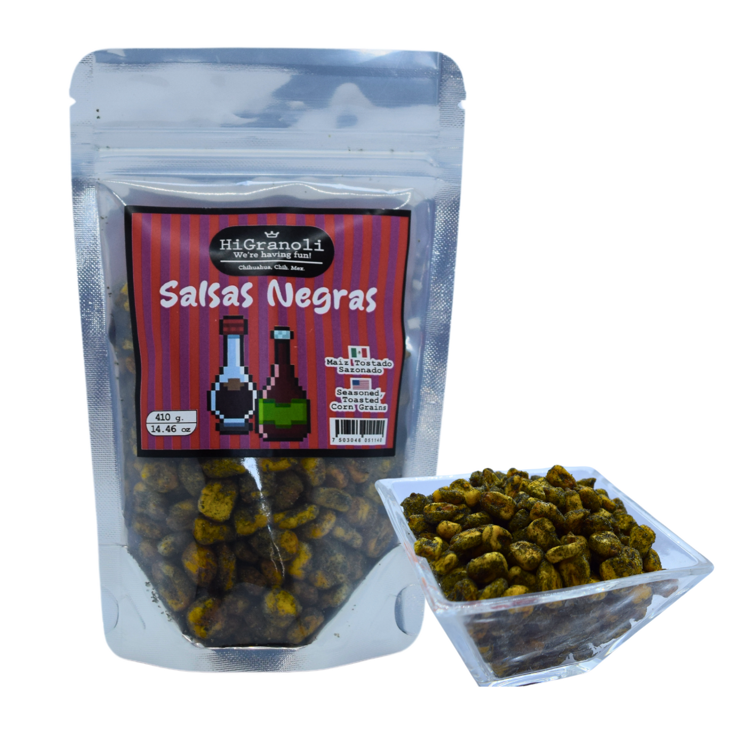 Maizitos Sabor Salsas Negras - Paquete de 6